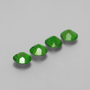  ct natürliche grüner Chromdiopsid-Edelsteine, Rundschliff, VS