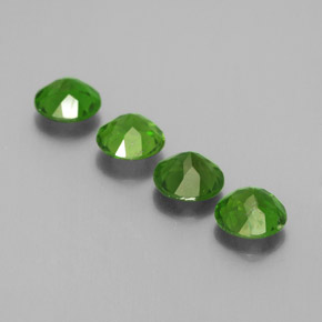  ct natürliche grüner Chromdiopsid-Edelsteine, Rundschliff, VS