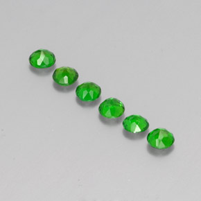  ct natürliche grüner Chromdiopsid-Edelsteine, Rundschliff, VS