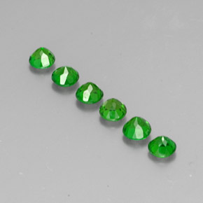  ct natürliche grüner Chromdiopsid-Edelsteine, Rundschliff, VS