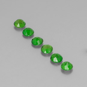  ct natürliche Grün Chromdiopsid-Edelsteine, Rund Schliff, VS