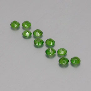  ct natürliche grüner Chromdiopsid-Edelsteine, Rundschliff, VS-SI