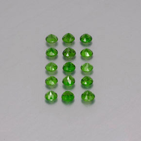  ct natürliche grüner Chromdiopsid-Edelsteine, Rundschliff, VS
