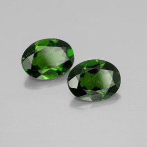  ct natürliche grüner Chromdiopsid-Edelsteine, Oval Schliff, VS