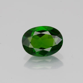 1,15 ctw natürlicher grüner Chromdiopsid, Oval Schliff, VS-SI