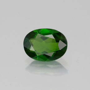 1,15 ctw natürlicher grüner Chromdiopsid, Oval Schliff, VS-SI