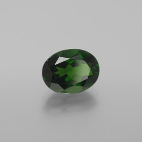 2,03 ctw natürlicher grüner Chromdiopsid, Oval Schliff, VVS