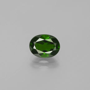 1,54 ctw natürlicher grüner Chromdiopsid, Oval Schliff, VVS