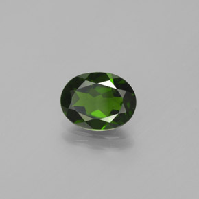 1,68 ctw natürlicher grüner Chromdiopsid, Oval Schliff, VS
