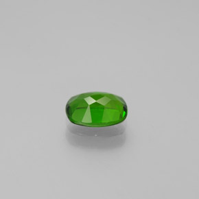 0,94 ctw natürlicher grüner Chromdiopsid, Kissenschliff, VVS