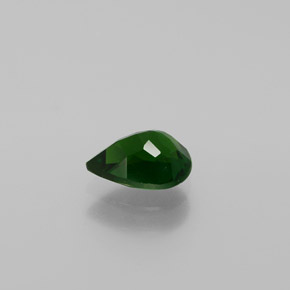 1,13 ctw natürlicher grüner Chromdiopsid, Birnenform, VS