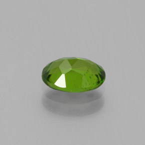 0,88 ctw natürlicher grüner Chromdiopsid, Oval Schliff, VS