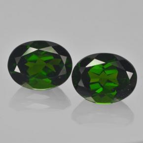  ct natürliche grüner Chromdiopsid-Edelsteine, Oval Schliff, VS