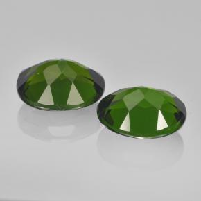  ct natürliche grüner Chromdiopsid-Edelsteine, Oval Schliff, VVS-VS