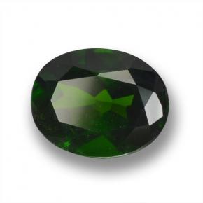 2,03 ctw natürlicher grüner Chromdiopsid, Oval Schliff, VS