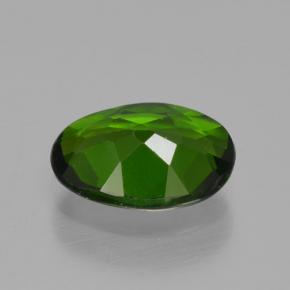 1,06 ctw natürlicher grüner Chromdiopsid, Oval Schliff, VS