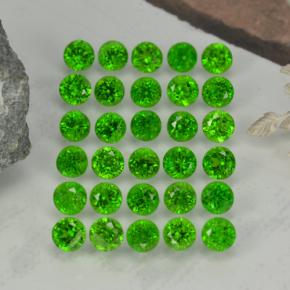 2,13 ct natürliche grüner Chromdiopsid-Edelsteine, Rundschliff, VS-SI