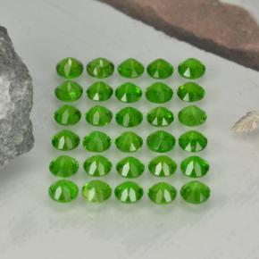 2,13 ct natürliche grüner Chromdiopsid-Edelsteine, Rundschliff, VS-SI