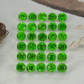 2,08 ct natürliche grüner Chromdiopsid-Edelsteine, Rundschliff, VS-SI