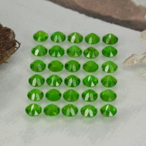 2,08 ct natürliche grüner Chromdiopsid-Edelsteine, Rundschliff, VS-SI