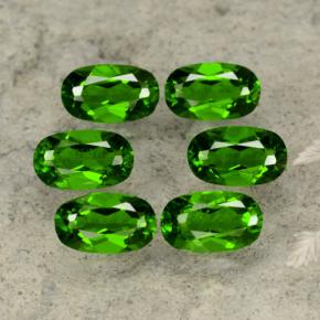 1,52 ct natürliche grüner Chromdiopsid-Edelsteine, Oval Schliff, VS