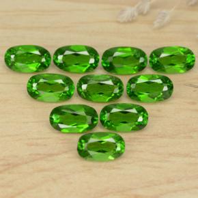 2,50 ct natürliche grüner Chromdiopsid-Edelsteine, Oval Schliff, VS