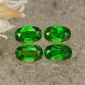 1,11 ct natürliche grüner Chromdiopsid-Edelsteine, Oval Schliff, VS