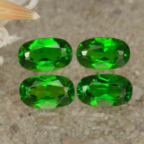 1,11 ct natürliche grüner Chromdiopsid-Edelsteine, Oval Schliff, VS