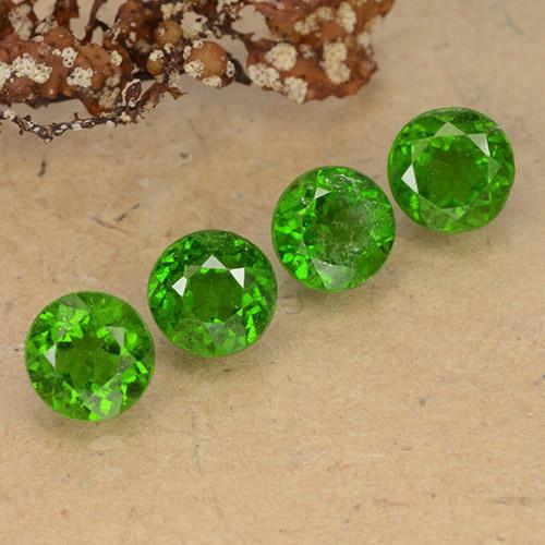 2,53 ct natürliche grüner Chromdiopsid-Edelsteine, Rundschliff, VS