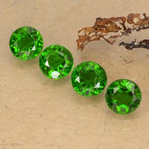 2,21 ct natürliche grüner Chromdiopsid-Edelsteine, Rundschliff, VS