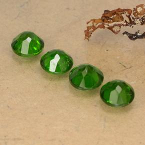 2,21 ct natürliche grüner Chromdiopsid-Edelsteine, Rundschliff, VS