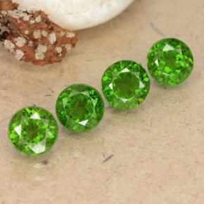 2,62 ct natürliche grüner Chromdiopsid-Edelsteine, Rundschliff, VS