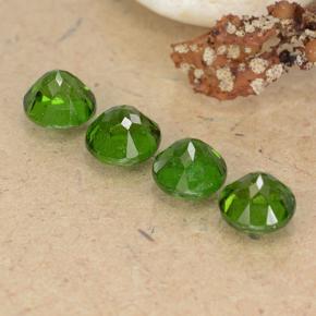 2,62 ct natürliche grüner Chromdiopsid-Edelsteine, Rundschliff, VS
