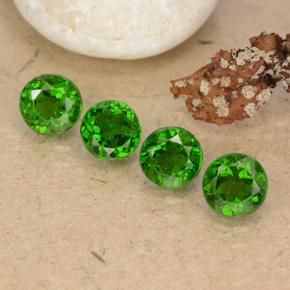 2,32 ct natürliche grüner Chromdiopsid-Edelsteine, Rundschliff, VS