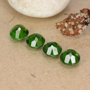 2,32 ct natürliche grüner Chromdiopsid-Edelsteine, Rundschliff, VS