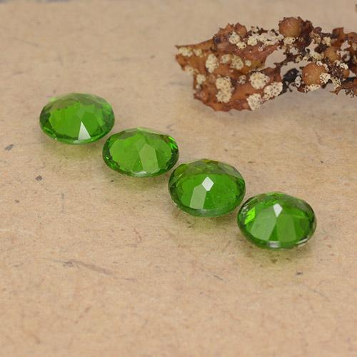 1,87 ct natürliche grüner Chromdiopsid-Edelsteine, Rundschliff, VS