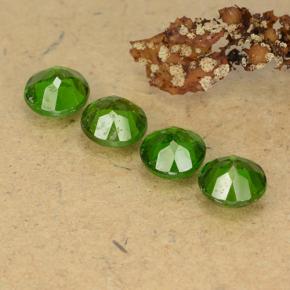 2,24 ct natürliche grüner Chromdiopsid-Edelsteine, Rundschliff, VS