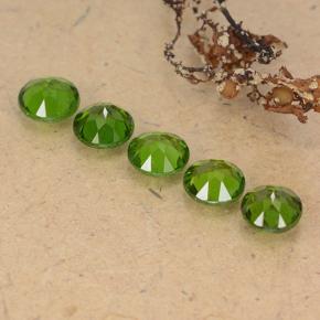 2,61 ct natürliche grüner Chromdiopsid-Edelsteine, Rundschliff, VS