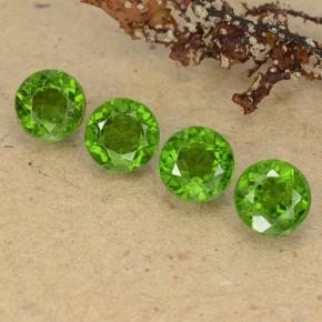 2,31 ct natürliche grüner Chromdiopsid-Edelsteine, Rundschliff, VS