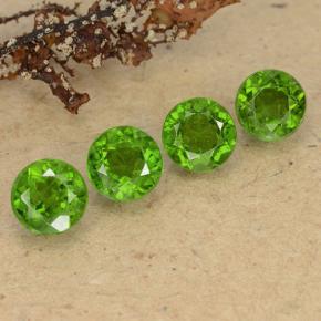 2,31 ct natürliche grüner Chromdiopsid-Edelsteine, Rundschliff, VS