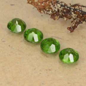 2,31 ct natürliche grüner Chromdiopsid-Edelsteine, Rundschliff, VS