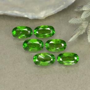 1,42 ct natürliche grüner Chromdiopsid-Edelsteine, Oval Schliff, VS-SI