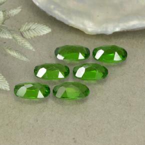 1,42 ct natürliche grüner Chromdiopsid-Edelsteine, Oval Schliff, VS-SI