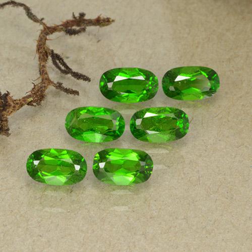 1,67 ct natürliche grüner Chromdiopsid-Edelsteine, Oval Schliff, VS-SI