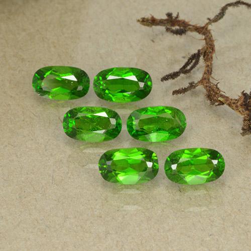 1,67 ct natürliche grüner Chromdiopsid-Edelsteine, Oval Schliff, VS-SI