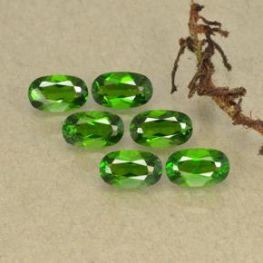 1,50 ct natürliche grüner Chromdiopsid-Edelsteine, Oval Schliff, VS-SI