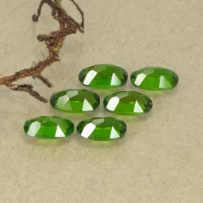 1,50 ct natürliche grüner Chromdiopsid-Edelsteine, Oval Schliff, VS-SI