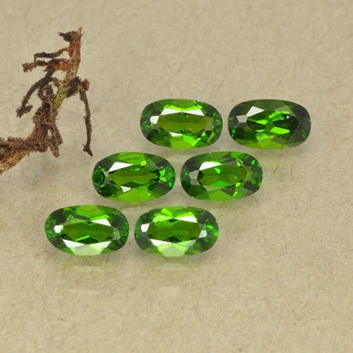 1,62 ct natürliche grüner Chromdiopsid-Edelsteine, Oval Schliff, VS-SI
