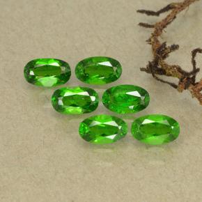1,54 ct natürliche grüner Chromdiopsid-Edelsteine, Oval Schliff, VS-SI
