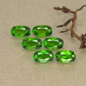 1,57 ct natürliche grüner Chromdiopsid-Edelsteine, Oval Schliff, VS-SI